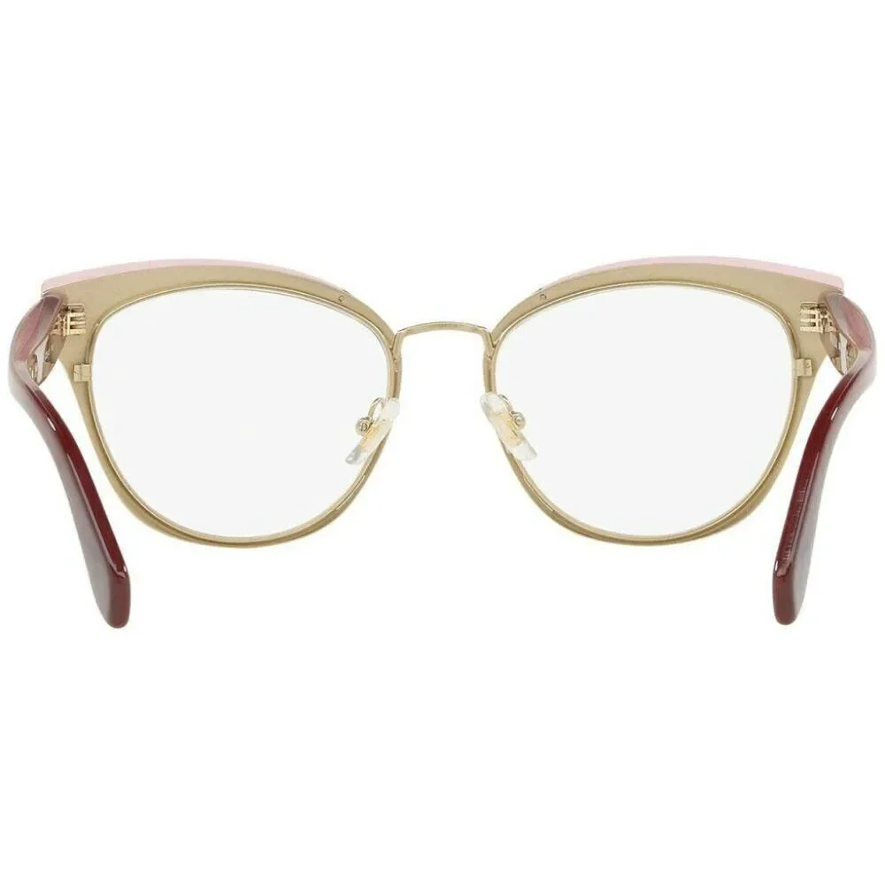 Miu Miu Cat Eye Eyeglasses Garnet W/Demo Lens